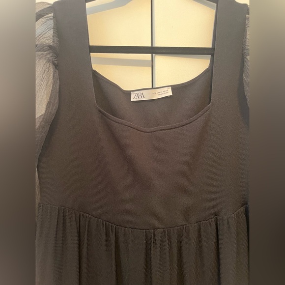 ZARA • Long Black Dress - Picture 5 of 6